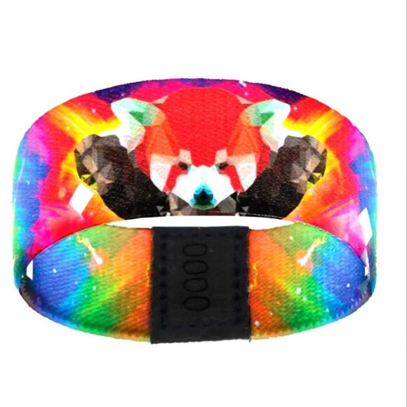 ZOX "SUPERNOVA" BLOG Red Panda Galaxy Collectible NEW MEDIUM WRISTBAND - Picture 4 of 8